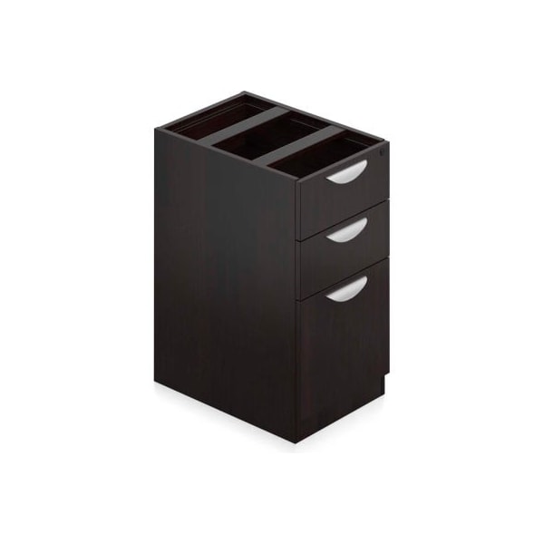 Gec Offices To Go 3 Drawer Pedestal in Espresso - Executive Modular Furniture SL22BBF-AEL - main